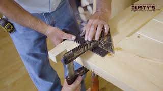 Barn Door Hardware Installation  Dustys Rustic Rolling Doors [upl. by Malachi416]