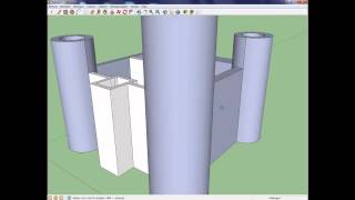 Tutorial Sketchup kasteel van plattegrond [upl. by Marius]