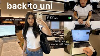 UNI VLOG 💻 6AM morning 8hrs on campus library study grwm for a night out home cooking [upl. by Pride139]