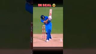 Virat Kohli Flick shot in real vs in game shorts viral alphagaming [upl. by Benton]