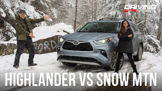 2020 Toyota Highlander Snow Tire OffRoad Adventure and Review [upl. by Esinned445]