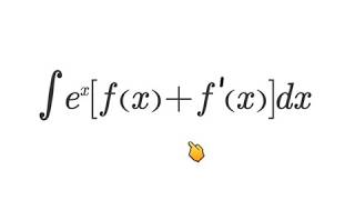 Integral of exfxfxdx solution Proof [upl. by Bobbye672]