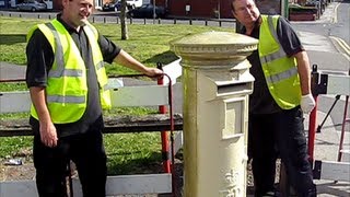 Ollie Hynd gold medal post box Kirkby in Ashfield paralympics [upl. by Kerrill]