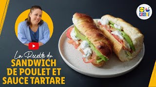 Sandwich de poulet mariné et sauce tartare  Lidl Cuisine [upl. by Thilda563]