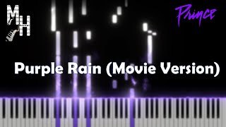 Prince  Purple Rain Movie Version  Piano Cover  Sheets  MIDI  Magic Hands [upl. by Berneta138]