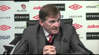 Dalglish rages at press over Andy Carroll after City win [upl. by Katrina]