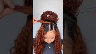 ቀላልና ቆንጆ ፀጉር እስታይል❣️hairstyleeasyhairstyle💝curlyhairstyle [upl. by Selwyn574]