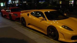 Paris exotic supercars by night  3 [upl. by Laney709]