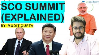 Shanghai Cooperation Organization SCO Summit 2020  Explained  Mudit Gupta [upl. by Angelo]