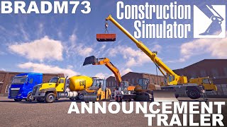 Construction Simulator 2022 Announcement Trailer IS HERE [upl. by Aerbua50]