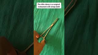 What are Allis tissue forceps used forWhich is a characteristic of Allis forceps [upl. by Peppy142]