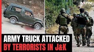 Poonch Terror Attack Army Truck Targeted By Terrorists In Jammu And Kashmirs Poonch District [upl. by Brower567]