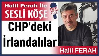 Halil Ferah CHP’deki İrlandalılar 151124 Halil Ferah ile Sesli Köşe [upl. by Noiek]