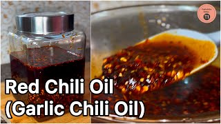 how to make chili oil at home  chinese red chilli sauce recipe  red chili oil recipe  ASMR food [upl. by Bonucci153]