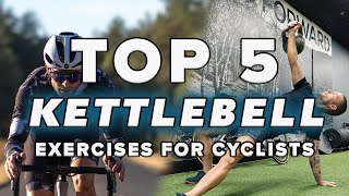 Top 5 Kettlebell Exercises for Cyclists  Tutorial  Workout [upl. by Hanoy860]