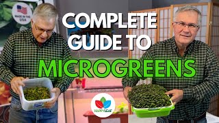 How to Grow Microgreens From Seed  What to Know Before You Grow [upl. by Nnyleve]