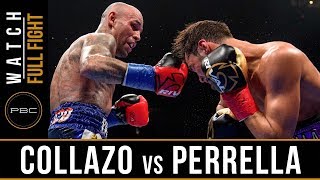 Collazo vs Perrella Full Fight August 4 2018  PBC on FS2 [upl. by Nhor]