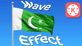 Wave Flag Effect Kinemaster HindiUrdu [upl. by Darrill]