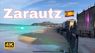 Zarautz 4K Walking Tour Northern Spain 4K Ultra HD60fps [upl. by Sherlocke737]