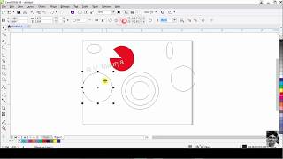 Ellipse Tool amp 3Point Ellipse Tool Corel Draw Hindi Tutorials Lesson10 [upl. by Piderit864]