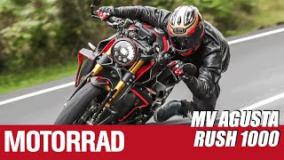 MV Agusta Rush 1000  Erster Test mit dem limitierten Sondermodell [upl. by Dressler]