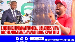 DODOMAKAULI YA MNYIKA HATUKUBALI MCHENGELWA AWAJIBIKE KWA HILI [upl. by Ydennek]