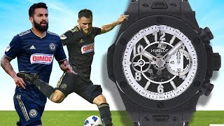 Which Watch Rolex AP or Hublot Professional Soccer Players Opinions [upl. by Ainomar260]