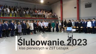 Ślubowanie 2023 klasa pierwszych w Zespole Szkół Technicznych w Leżajsku [upl. by Drazze]