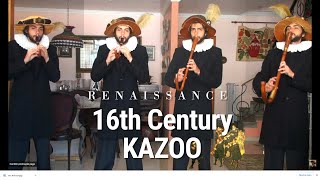 I played FOUR 16th Century KAZOOs Renaissance Italian theme [upl. by Cook118]