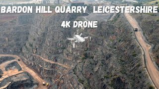 Bardon Hill Quarry Leicestershire 4K Drone [upl. by Neltiak]