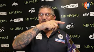 Gary Anderson HONEST REACTION to beating Michael van Gerwen  Luke Humphries exit at the Grand Slam [upl. by Caia67]