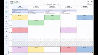 iDoceo  PARTIE 12  Horaires Planner Timeline et Calendrier [upl. by Blumenthal]