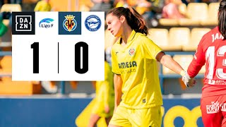 Villarreal CF vs Deportivo Alavés 10  Resumen y goles  Highlights Liga F [upl. by Ahsikam]