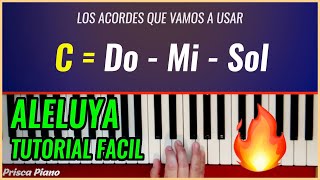 Como Tocar Aleluya  Avivamiento  Tutorial de Piano Facil [upl. by Wohlen451]