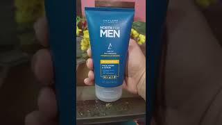 North for men face wash amp scrub Oriflame Sweden review in Urdu [upl. by Enirual]