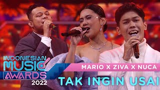 Medley Song Ziva Magnolya X Mario X Nuca  Tak Ingin Usai  Indonesian Music Awards 2022 [upl. by Clair427]