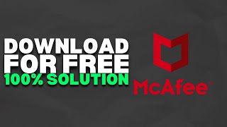 How To Download McAfee Trial For Free  2023 Easy [upl. by Eibor]