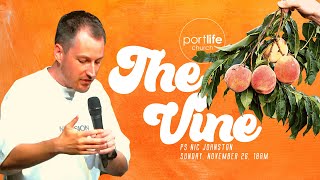 The Vine  Ps Nic Johnston  quotTHE GOSPEL OF JOHNquot  Nov 26 [upl. by Aiveneg85]