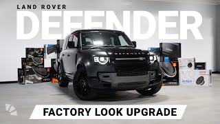 Land Rover Defender 110 OEMlook Audio Upgrade  HighQuality Cambridge Car Audio Sound [upl. by Kirkwood135]