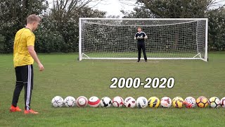 Scoring A Goal With Every Premier League Football From 20002020 [upl. by Tubb454]