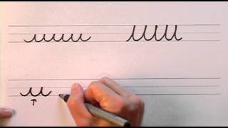 How To Write in Cursive  Lesson 1  A complete Course  FREE Worksheets [upl. by Biron]