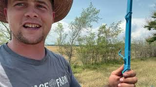 Why I Like Kiwitech Fence Posts Over OBrien Treadaline  Kansas Ranch [upl. by Fondea757]