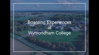 Boarding Experiences at Wymondham College [upl. by Dranal113]