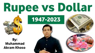 PKR Vs USD In Pakistan History  Rupee vs Dollar  Fluctuation Of Dollar  Muhammad Akram [upl. by Bronson481]