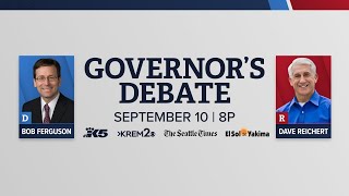 Watch Live Washington gubernatorial debate with Bob Ferguson and Dave Reichert [upl. by Chadabe]