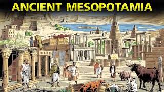 Ancient Mesopotamia  4K History Explained Comic Style Documentary [upl. by Lehcim823]