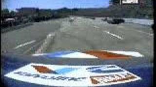 Mark Martin crashes into pit wall barrier [upl. by Harilda907]