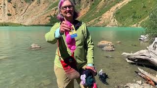 Victoria Knits Episode 93 at Hungry Horse Dam amp Dickey and Cobalt Lakes [upl. by Ailehc735]