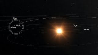 Small asteroid impacted Earth in Oct 2024 See an orbit animation [upl. by Wernsman]