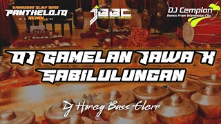 DJ Gamelan X Sabilulungan Horeg  Cocok Buat Cek Sound  Wonosobo Slow Bass  Panthelo Id  JBBC [upl. by Roselyn106]